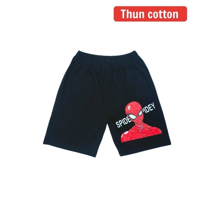 Bộ đồ siêu nhân cho bé từ 13-30kg-  áo có nón - chất liệu thun cotton