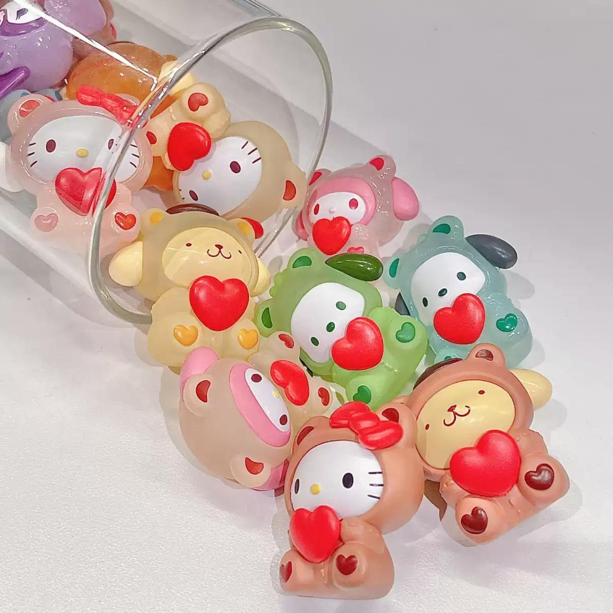 Blindbox Đồ Chơi 2 Mô Hình Sanrio characters - Gummy Bear Series Q-Bean - Allforplay RS27