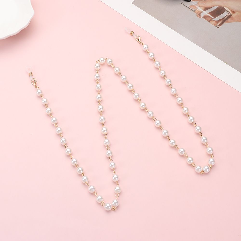 Dây đeo kính chuỗi chain glassess kim loại mix hạt châu ấn tượng