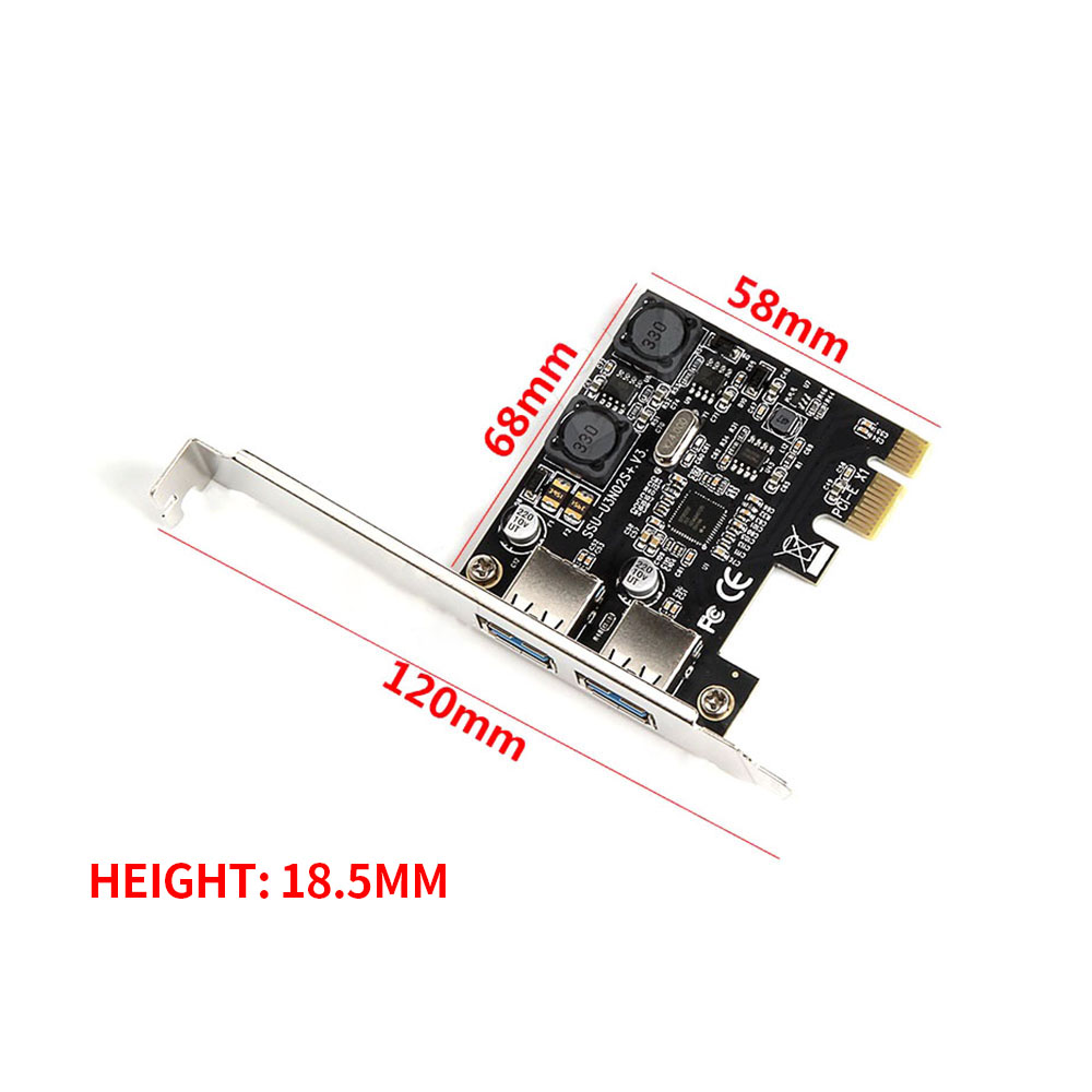 Bộ Chuyển Đổi Tốc Độ Cao PCI-E Sang Dual USB3.0 Cho Máy Tính Để Bàn