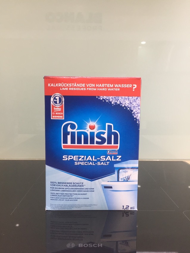 COMBO FINISH: Bột rửa bát Finish 2.5kg + Muối Finish 1.2kg