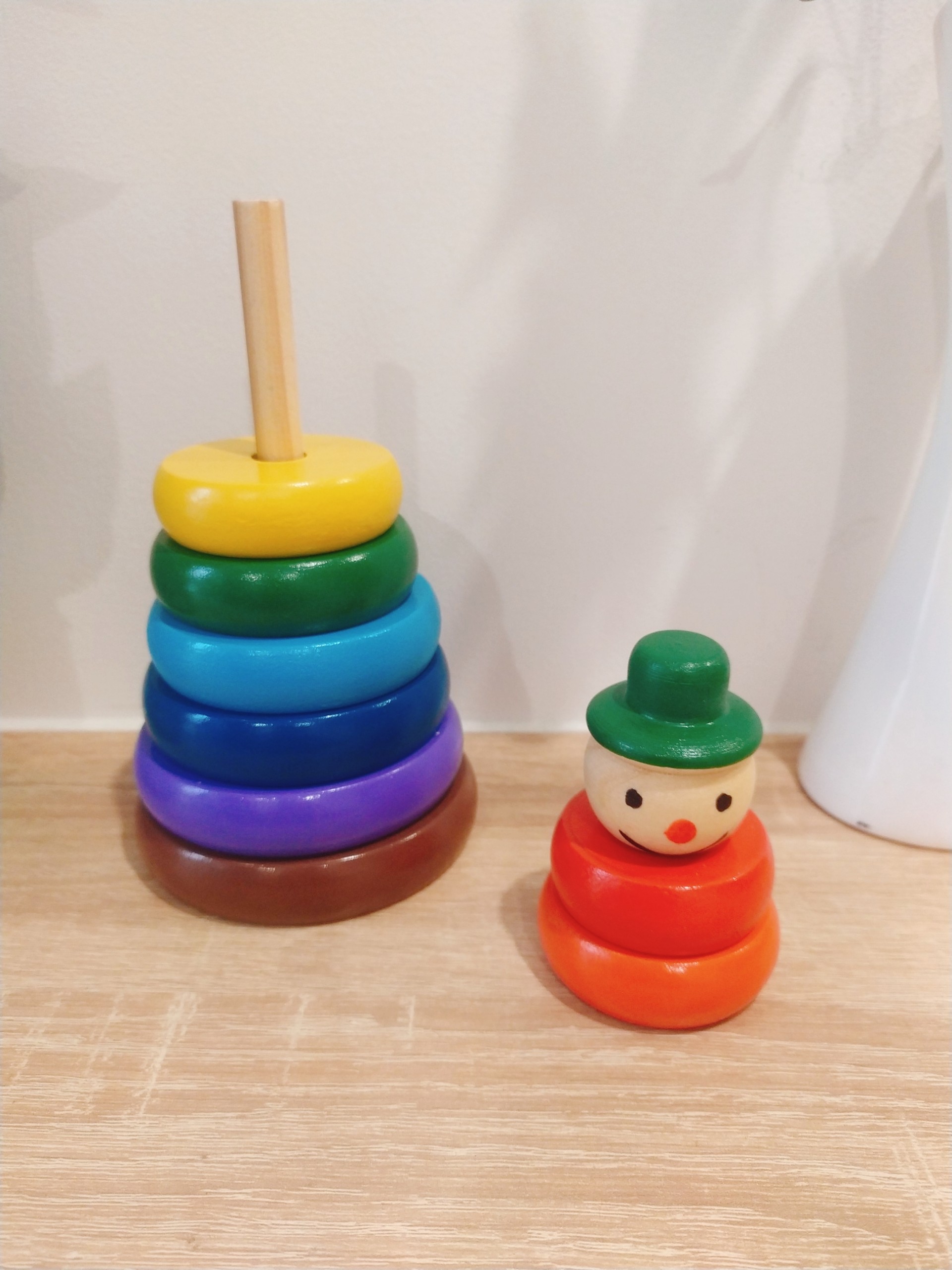 Combo 3 món đồ chơi gỗ kích thích màu sắc, tăng khả năng tư duy nhận biết con số, hình khối - Hàng chính hãng an toàn cho bé