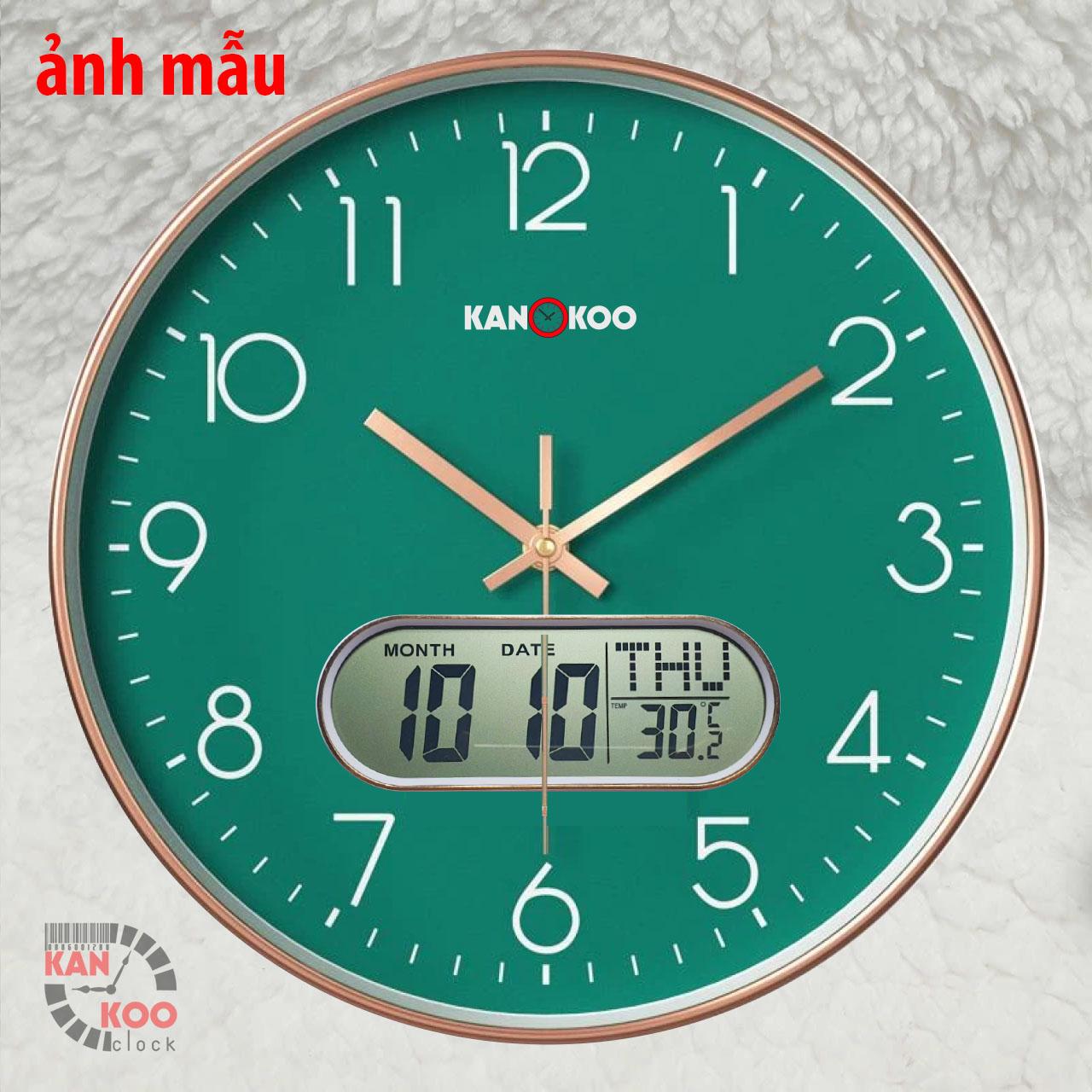 Đồng hồ lịch vạn niên điện tử dùng để gắn lên đồng hồ treo tường có lịch dương, nhiệt độ bảo hành 12 tháng