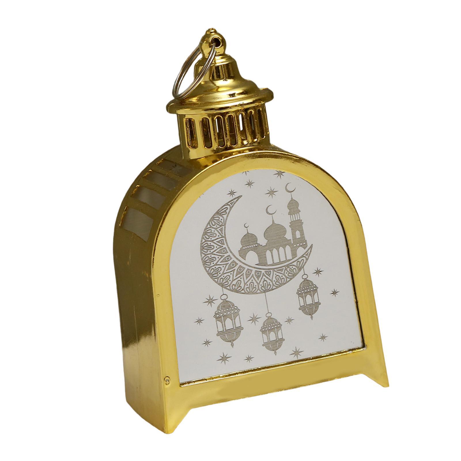 Vintage Style Ramadan Lantern Ornament Wind Lamp for Wedding Patio Yard