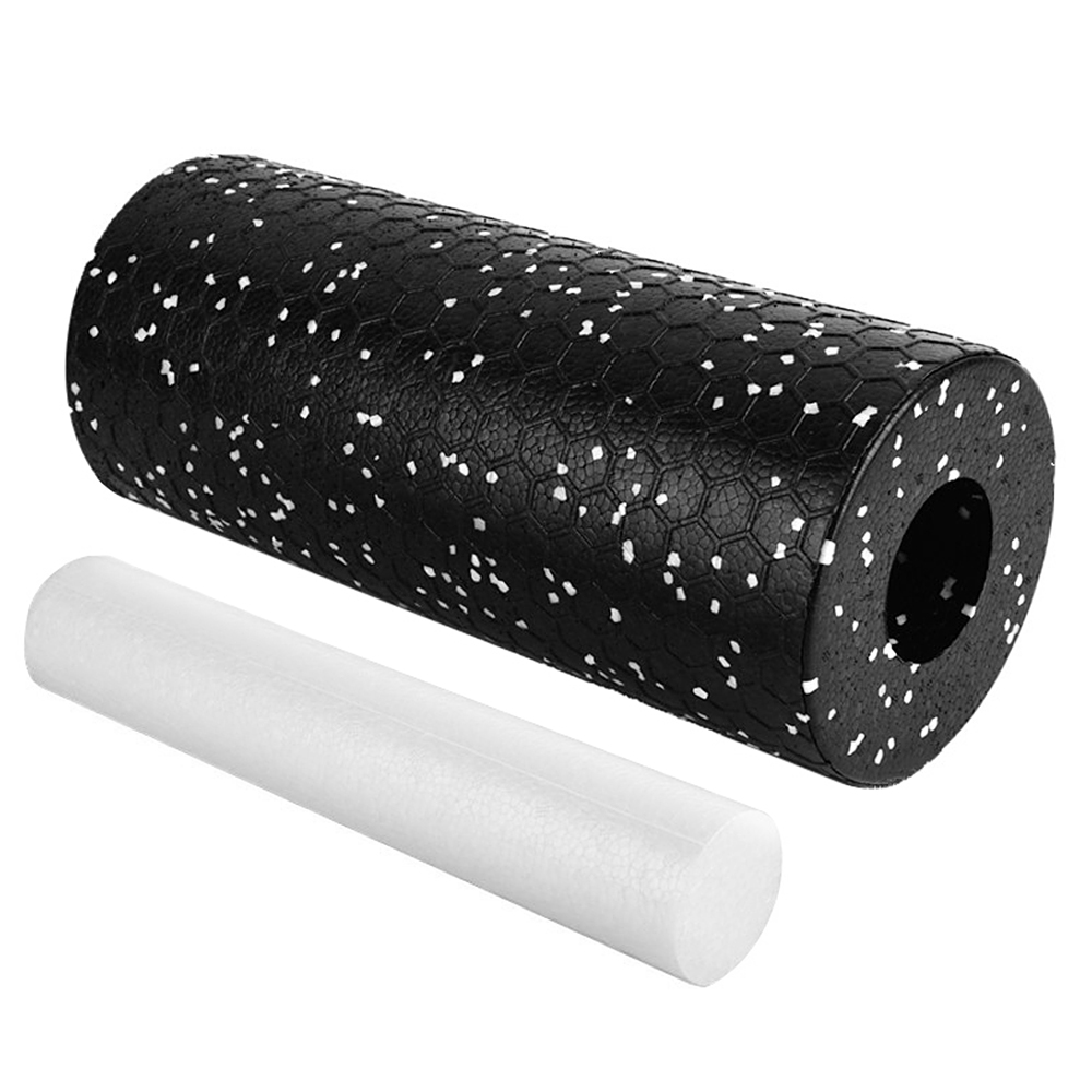 Set 2 con lăn bằng xốp EVA với 2 mức độ khác nhau giúp giảm căng cơ, đau nhức trong hoạt đọng thể dục