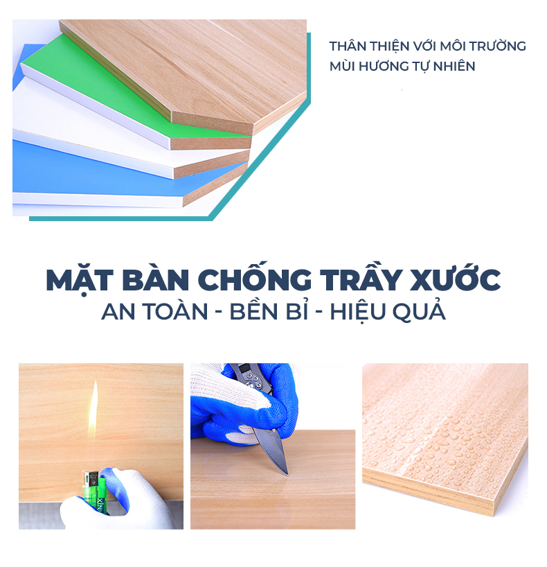 Kệ Sách Để Bàn Chữ H, Kèm 2 Ngăn Kéo Cao Cấp - Mẫu 7 - Dễ Lắp Ráp