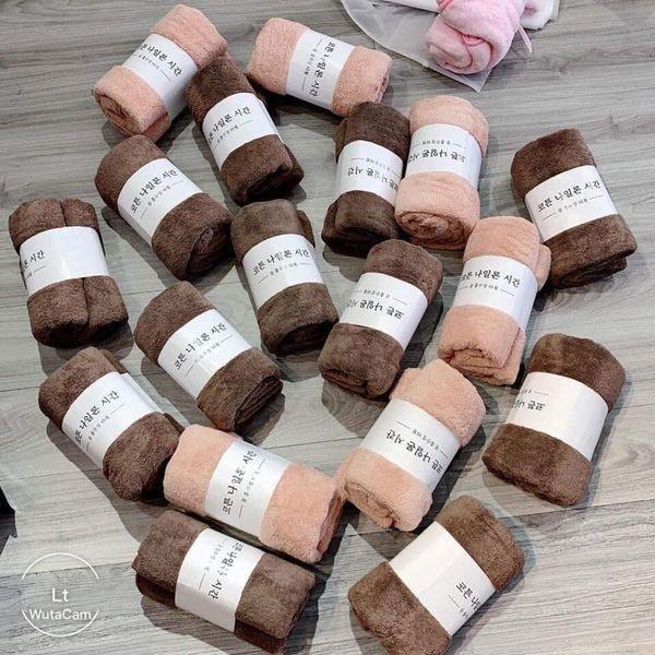 Khăn tắm bông cao cấp xuất Hàn khổ 140 *70 100% cotton giao ngẫu nhiên Vbig Mart