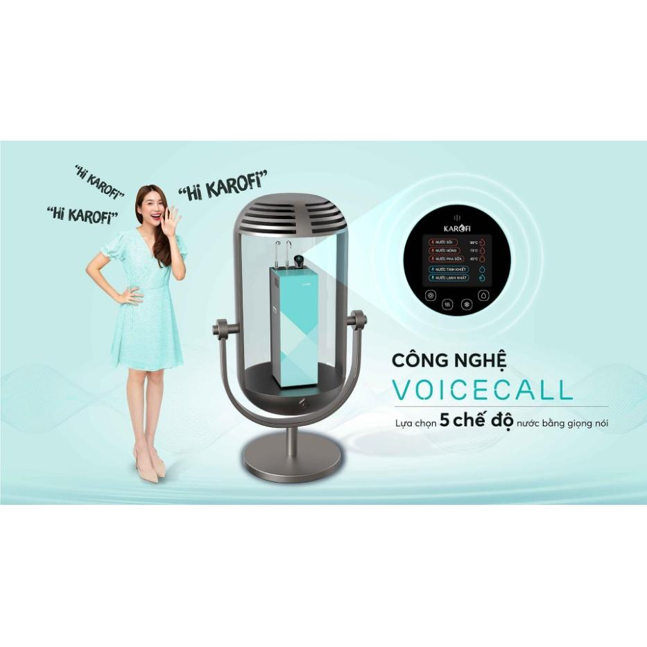 Máy lọc nước Nóng Lạnh Karofi KAD-N91 - Lạnh Block, Công nghệ VoiceCall + Aiotec, Chỉnh 3 mức nhiệt - Lắp đặt toàn quốc - Hàng Chính Hãng