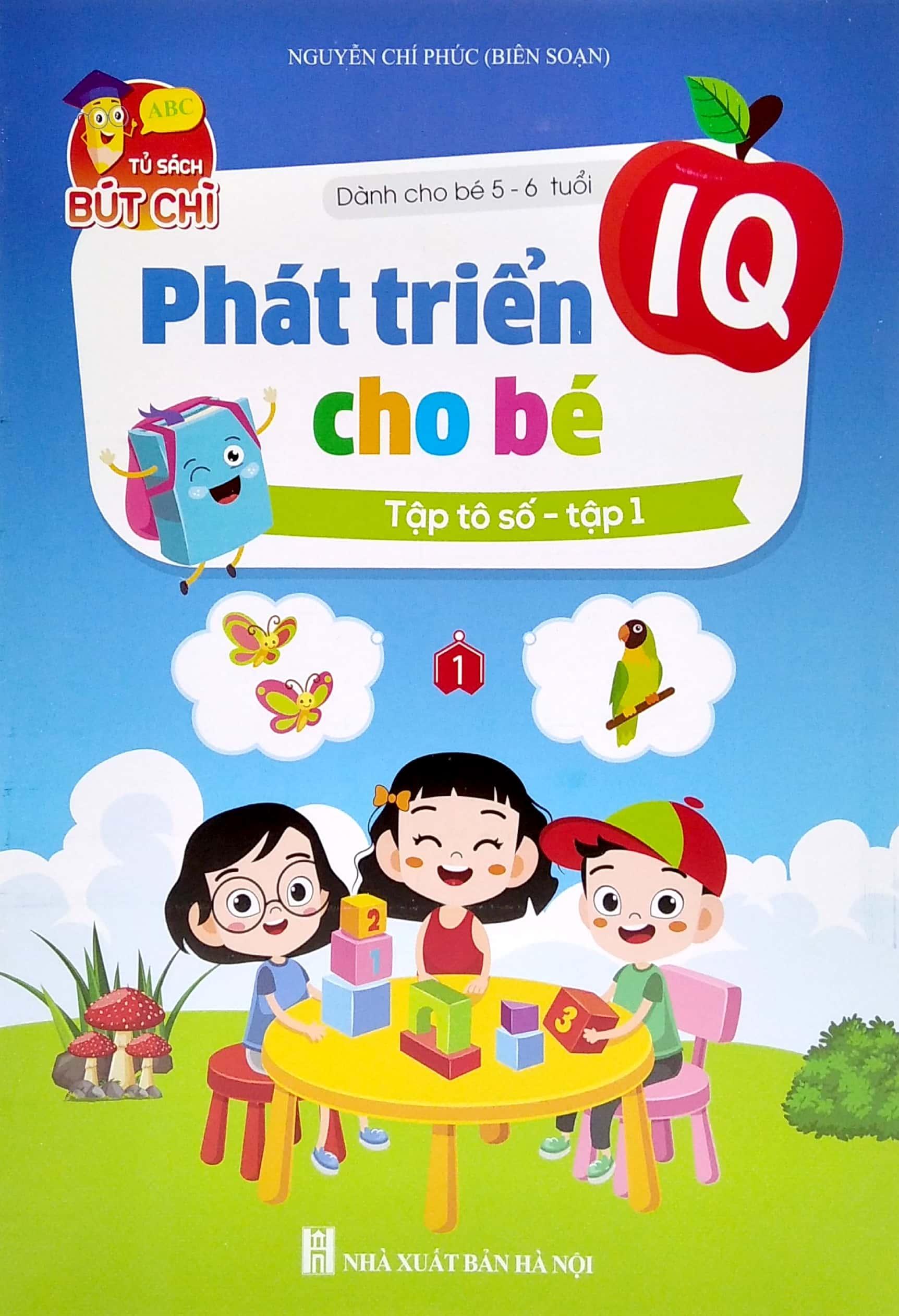 Bộ Túi Phát Triển IQ Cho Bé (Dành Cho Bé 5-6 Tuổi) (Bộ 8 Cuốn)