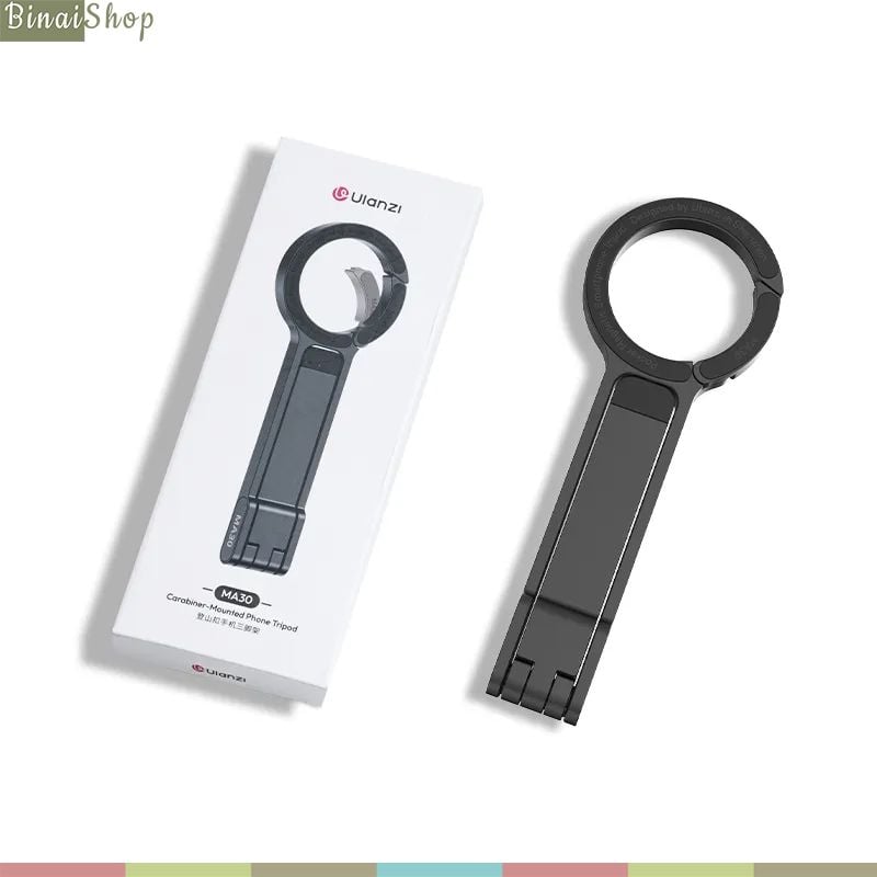 Ulanzi MA30 - Tripod Mini MagSafe Tích Hợp Móc Carabiner, Xoay Ngang Dọc, Điều Chỉnh Góc Linh Hoạt Dành Cho Điện Thoại - Hàng Chính Hãng