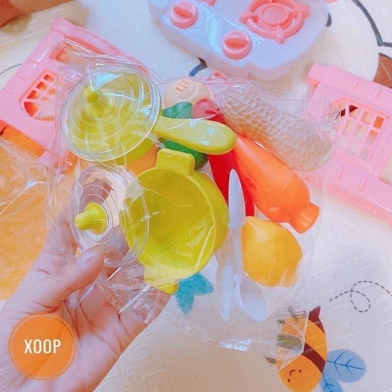 Bộ đồ chơi nấu ăn nhà bếp Kit Dream, kèm xe đẩy cho bé