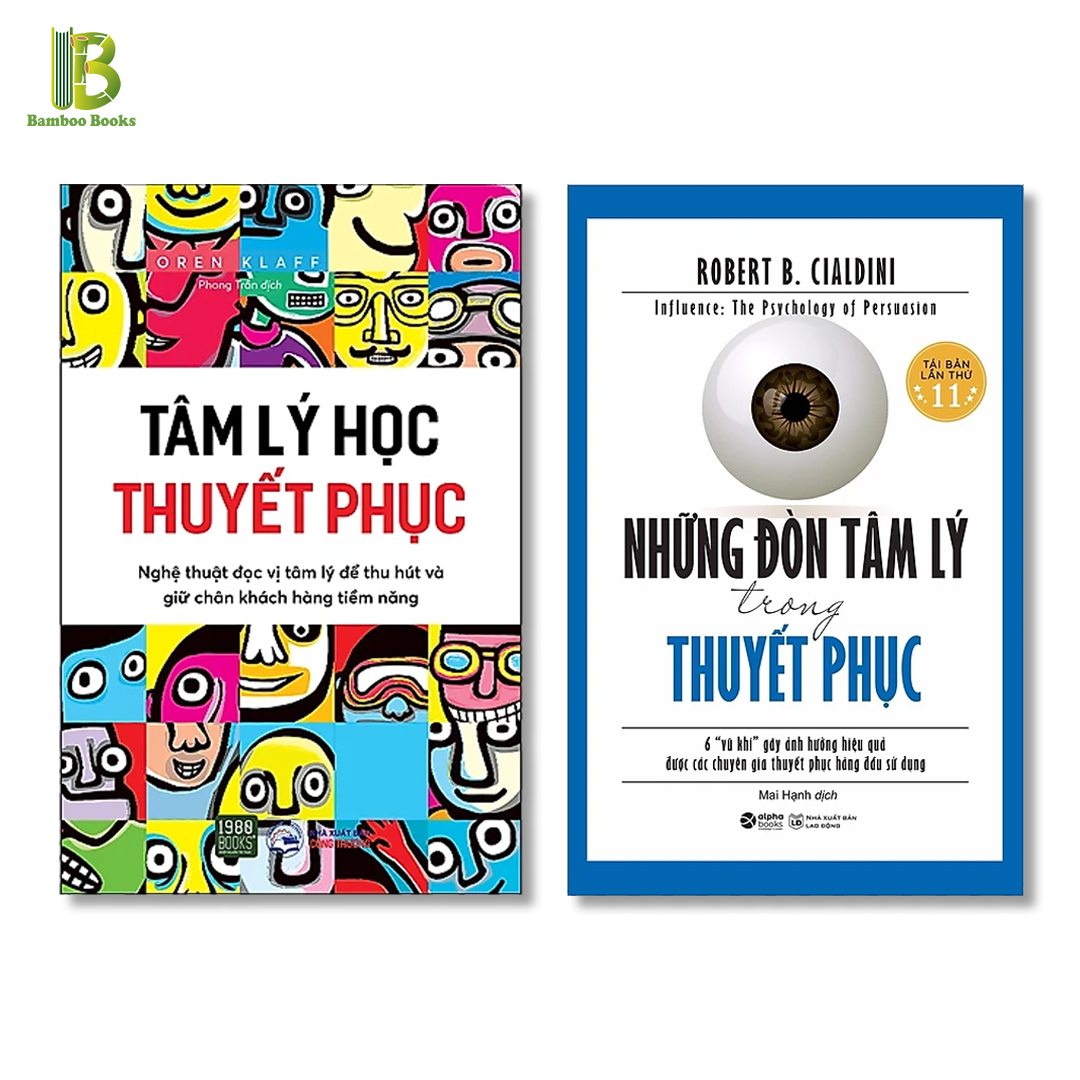 Combo 2Q: Tâm Lý Học Thuyết Phục + Những Đòn Tâm Lý Trong Thuyết Phục (Tặng Kèm Bookmark Bamboo Books)