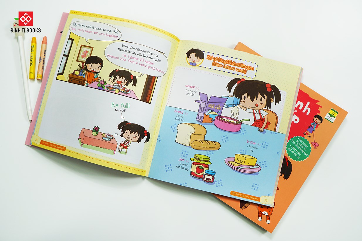 Sách-Tiếng Anh giao tiếp cho trẻ em Combo 3 tập