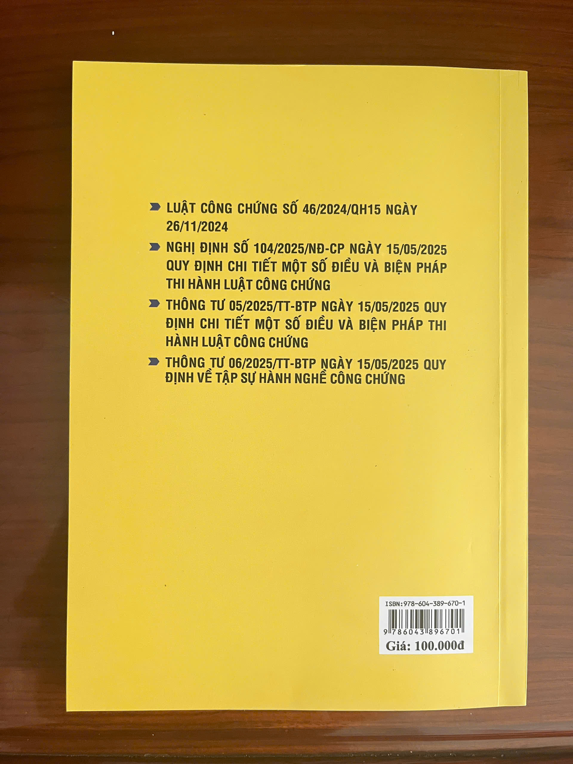 LUẬT CÔNG CHỨNG VÀ VĂN BẢN HƯỚNG DẪN