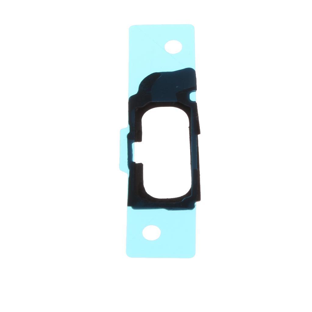 For Samsung Galaxy S7 Edge,2 Pieces Button Bracket Holder Rubber Gasket Black