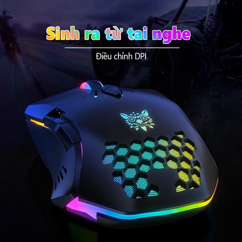 ONIKUMA CW902 Chuột Chơi Game Có Dây Chuột Quang RGB Với Ánh Sáng Đầy Màu Sắc cho máy tính xách tay/PC [Hàng chính hãng]