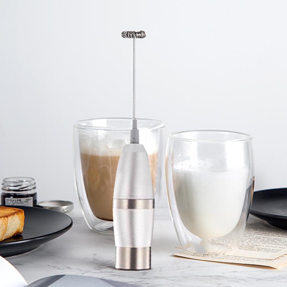 Điện Mini Bọt Sữa Cà Phê Uống Sữa Rửa Mặt Foamer Trứng Be Đánh Trộn Khuấy Cà Phê Eggbeater