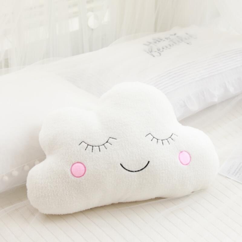 Đẹp Nhồi Bông Mây Trăng Sao Raindrop Sang Trọng Gối Đệm Mềm Mại Cloud Nhồi Bông Sang Trọng Đồ Chơi Dành Cho Trẻ Em Bé Trẻ Em Gối Cô Gái quà Tặng