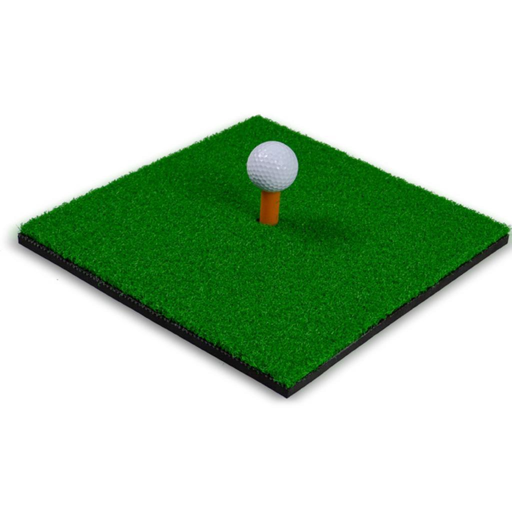 Indoor Golf Practice Grass Mat Backyard Training Hitting Golf Mat with Tee