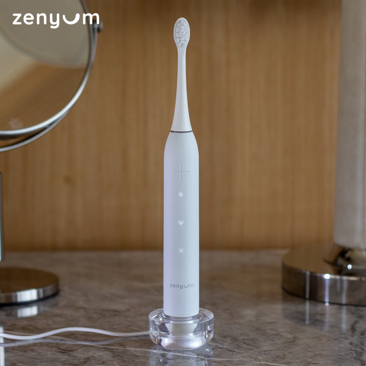 Bàn Chải Đánh Răng Điện Zenyum Sonic T11 - Màu Trắng - Công Nghệ Singapore
