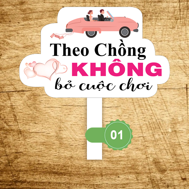 Bảng hashtag chụp ảnh đám cưới MS 01