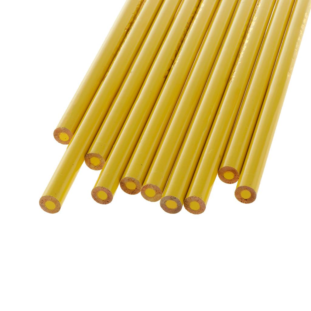 30x Professional Fabric Tailor Pencils Set Dressmaking White Yellow Black