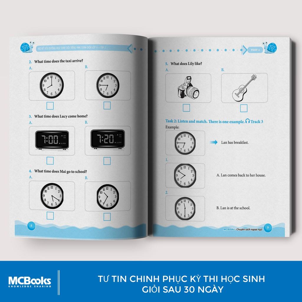 Sách - Bộ đề bồi dưỡng học sinh giỏi tiếng ANh toàn diện - Lớp 4, tập 2 ( tặng kèm bookmark sáng tạo )