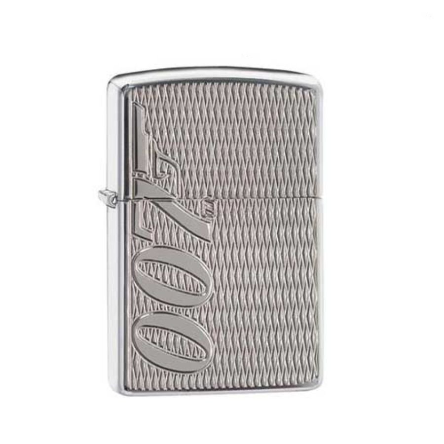 Bật Lửa Zippo James Bond Armor High Polish Chrome Chính Hãng Usa