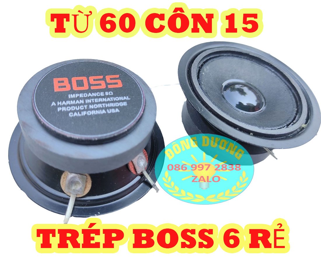 LOA TRÉP GIẤY BOSS 6CM - LOA TREBLE MINI - LOA TRÉP RỜI - KÈM TỤ SỊN