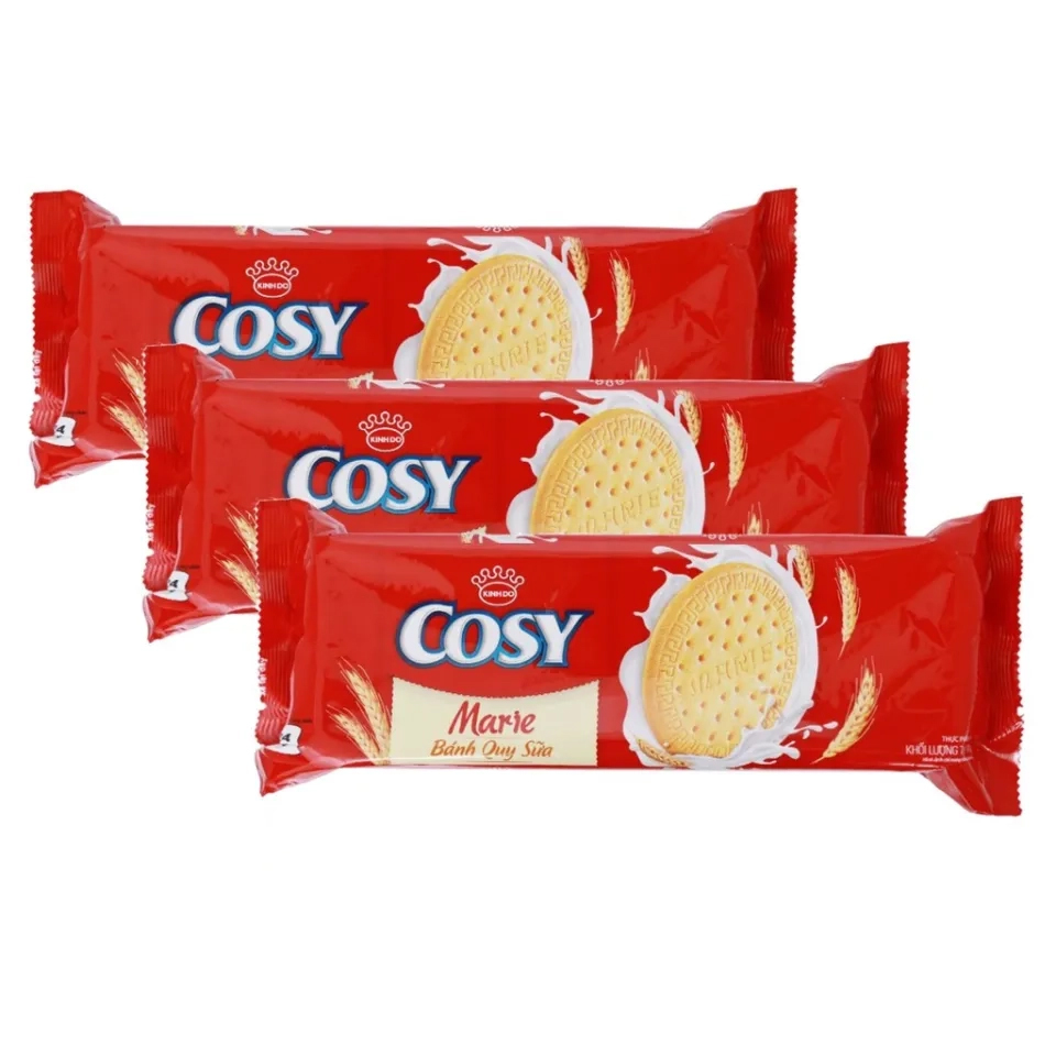 Combo 3 hộp Bánh quy sữa COSY Marie, gói 136g