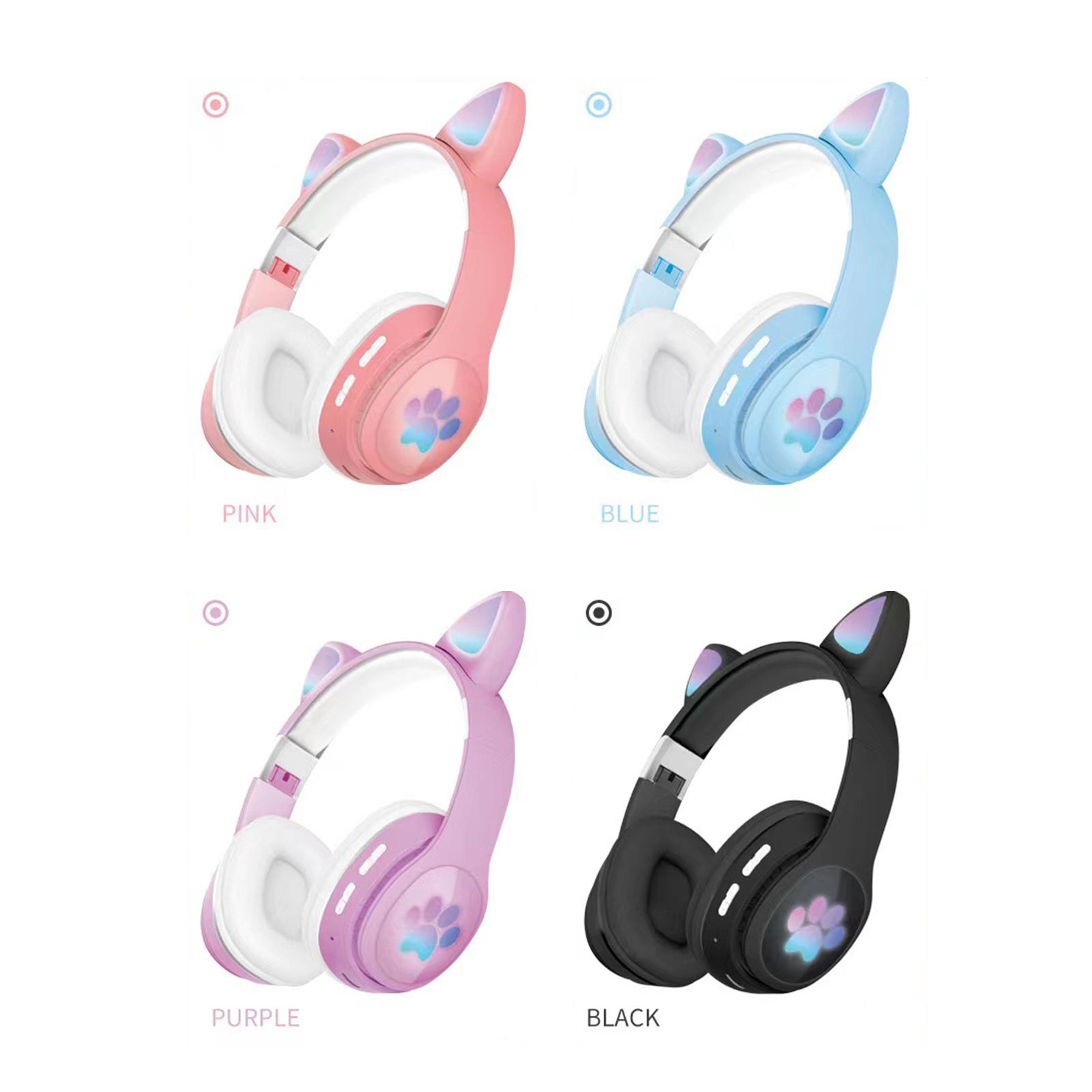 Over-Ear Headphones Foldable Soft Earmuffs High Sensitivity Sports