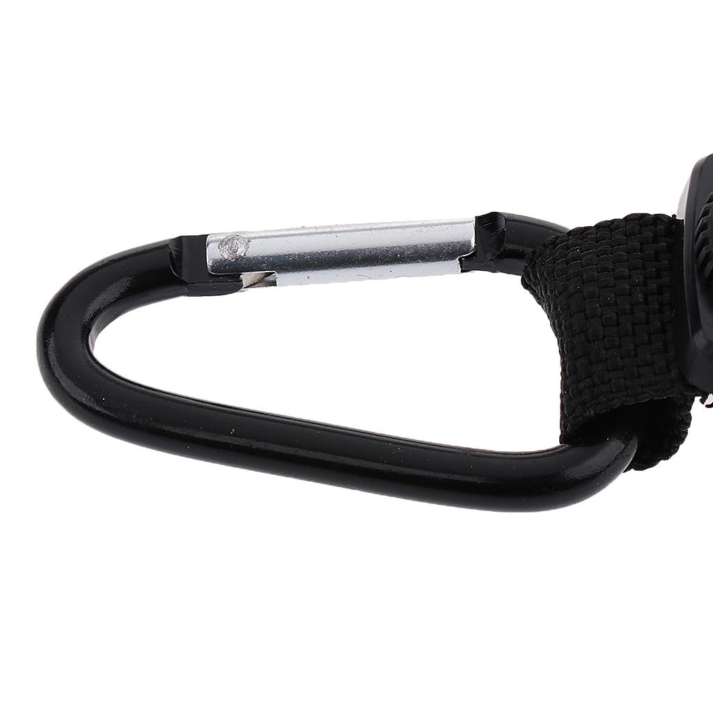 Portable Outdoor Climbing D-Ring Carabiner Hook Compass Key Ring