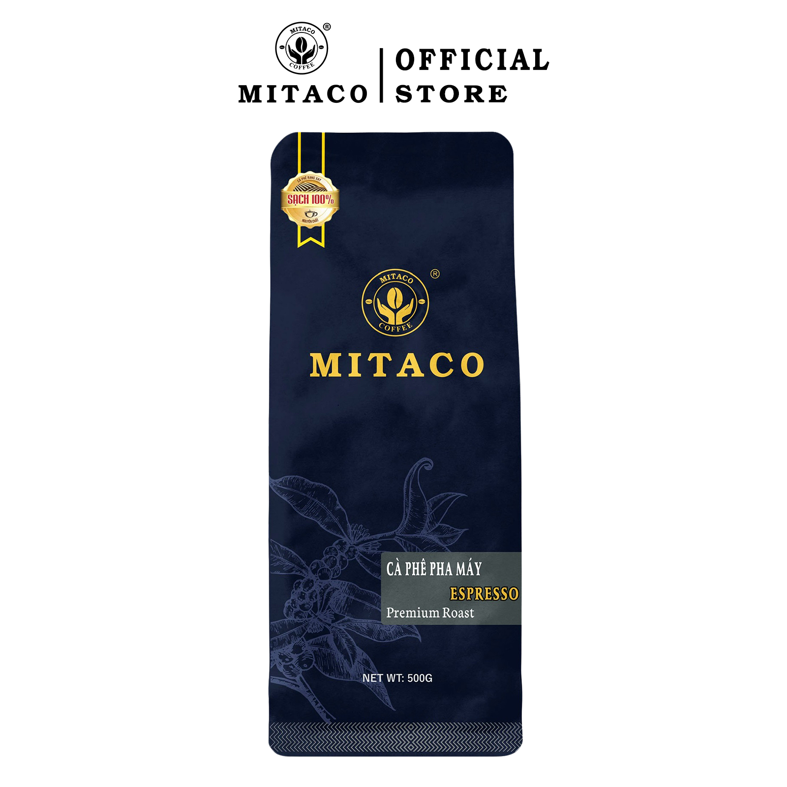 Cà Phê Pha Máy (ESPRESSO) MITACO COFFEE (Gói 500g)