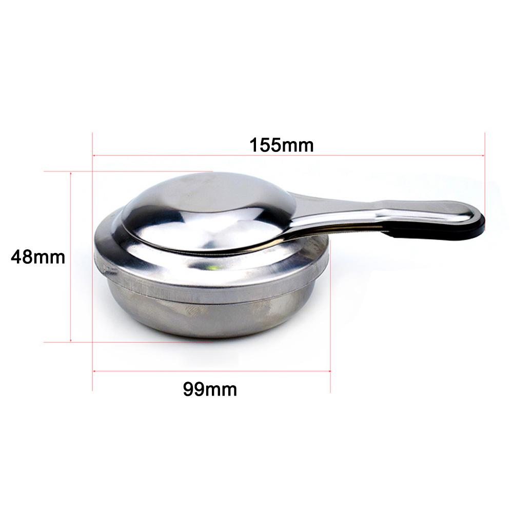 Stainless Steel Camping Alcohol Stoves Portable Picnic BBQ Furnace Cheese Hotpot Alcohol Stoves Outdoor Cooking Furnace Household Cheese Stoves