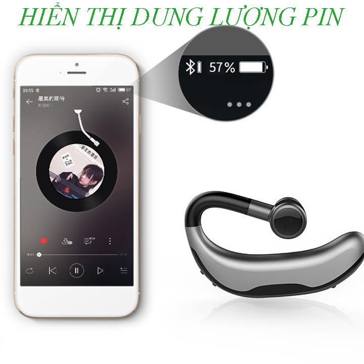 Tai nghe bluetooth - Tai Nghe Không Dây - Pin Trâu Đàm Thoại Liên Tục 18H - F600