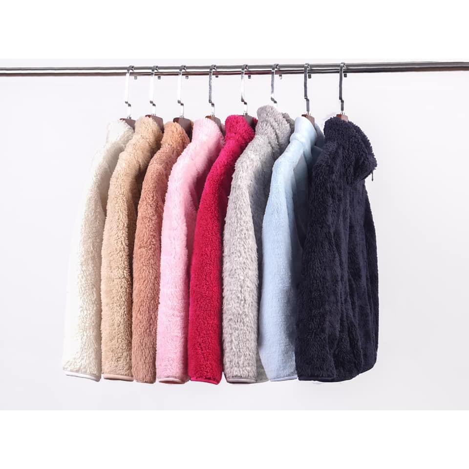 Áo Khoác Lông Cừu Trẻ em Unikid cực mềm nhẹ giữ ấm tốt cho bé bảng màu 2021 nhiều màu xinh xuất dư
