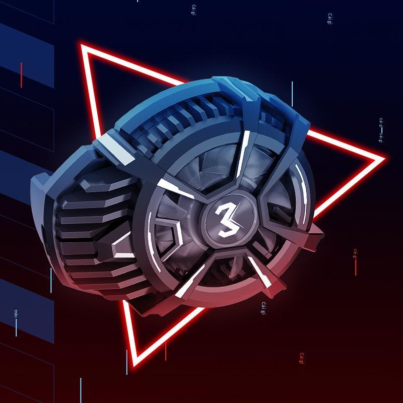 Bộ tản nhiệt điện thoại di động bán dẫn Mimo DL07 phong cách mới nhất MEMO game làm mát nhanh làm mát làm mát quạt nhỏ kẹp sau