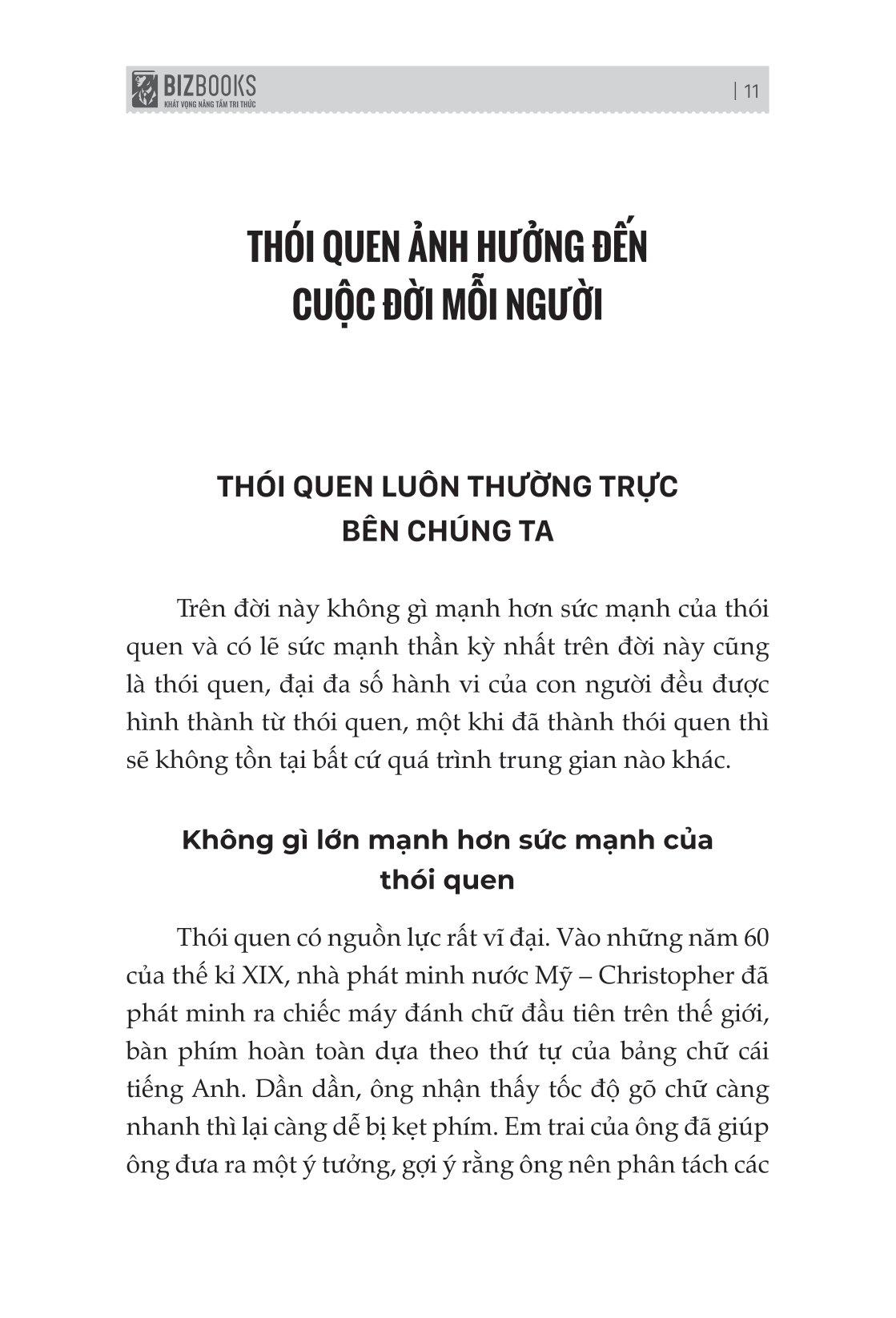 Thói Quen Tốt Tạo Ra Cuộc Sống Chất