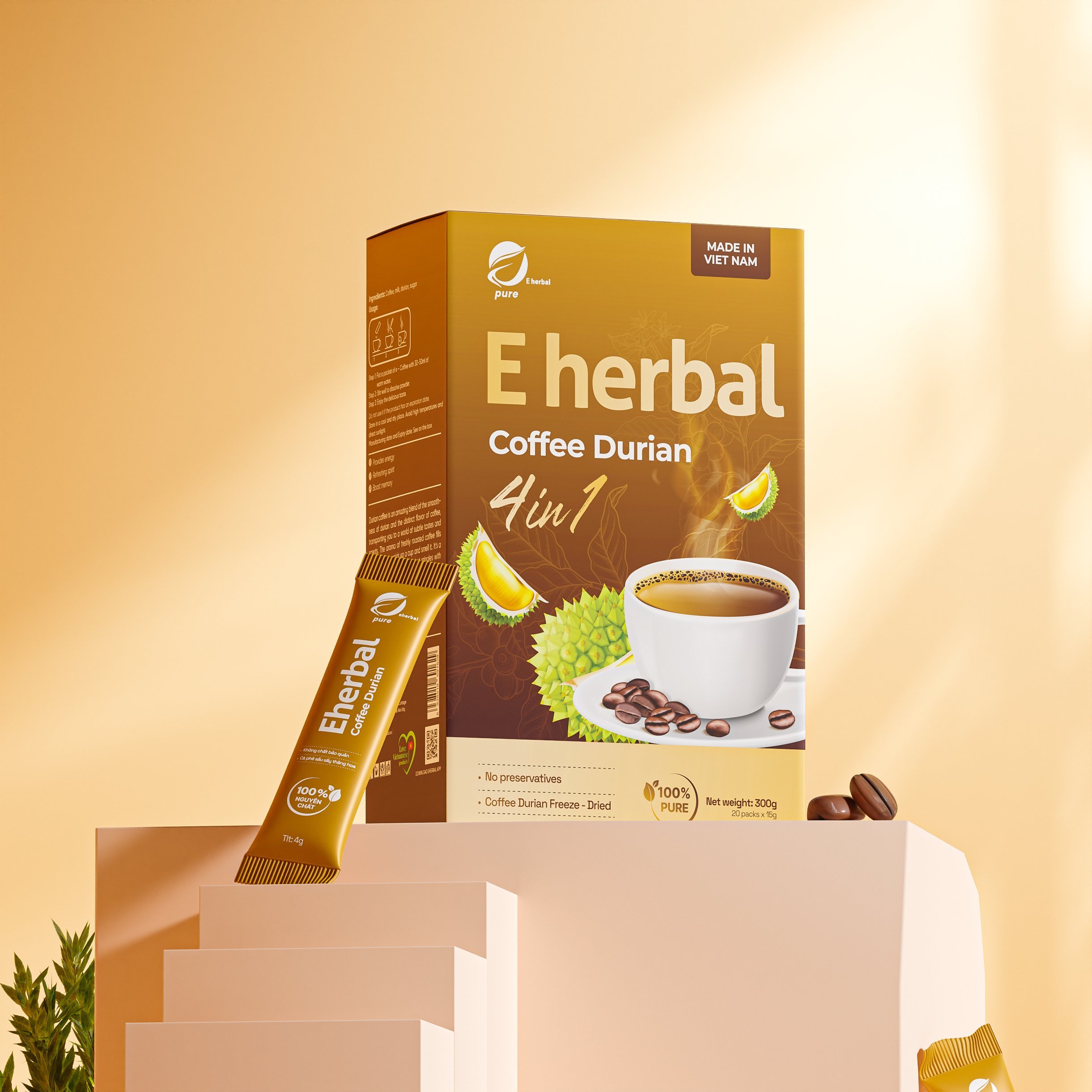 Cà phê sầu riêng Eherbal