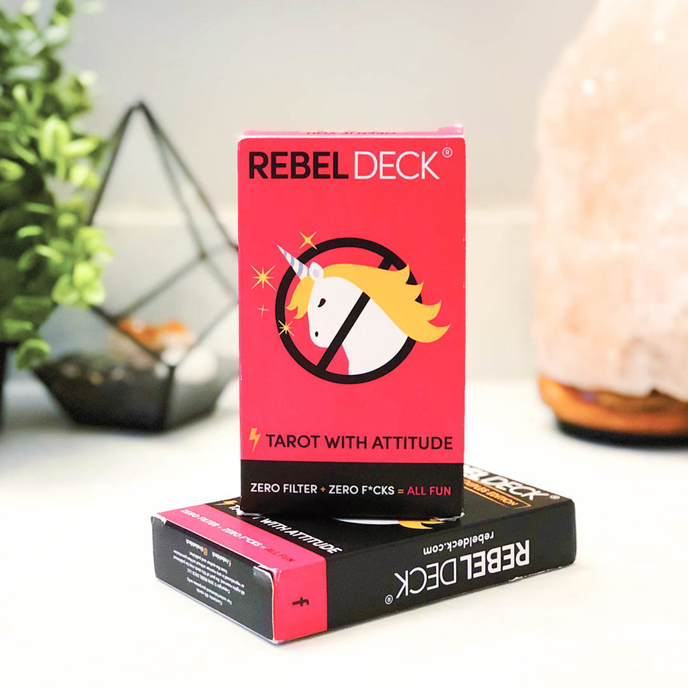 Bộ Bài Tarot Bói REBEL DECK - The Oracle with Attitude - Oracle Deck Siêu Hot