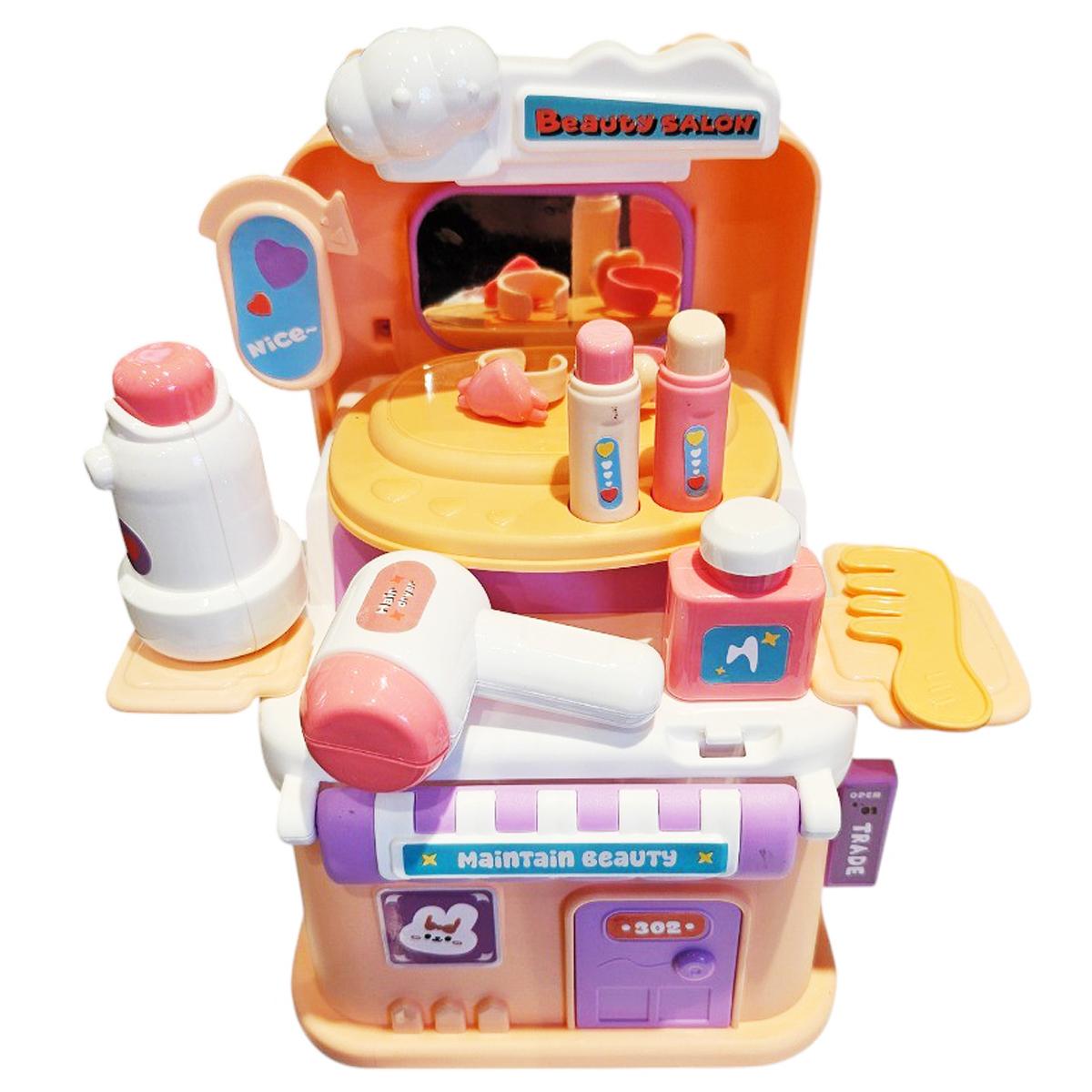 Đồ Chơi Tiệm Làm Đẹp Cổ Tích - Fairy Tale House Beauty Expert - Toys&amp;Joys HY-42B (16 Chi Tiết)