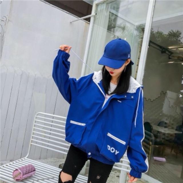ÁO KHOÁC GIÓ NỮ FORM RỘNG CÁ TÍNH