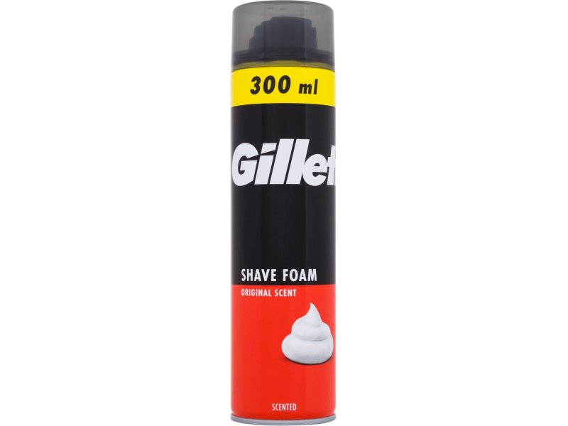 Bọt cạo râu Gillette Original 300g + Dao cạo râu Balea Men 10 cây
