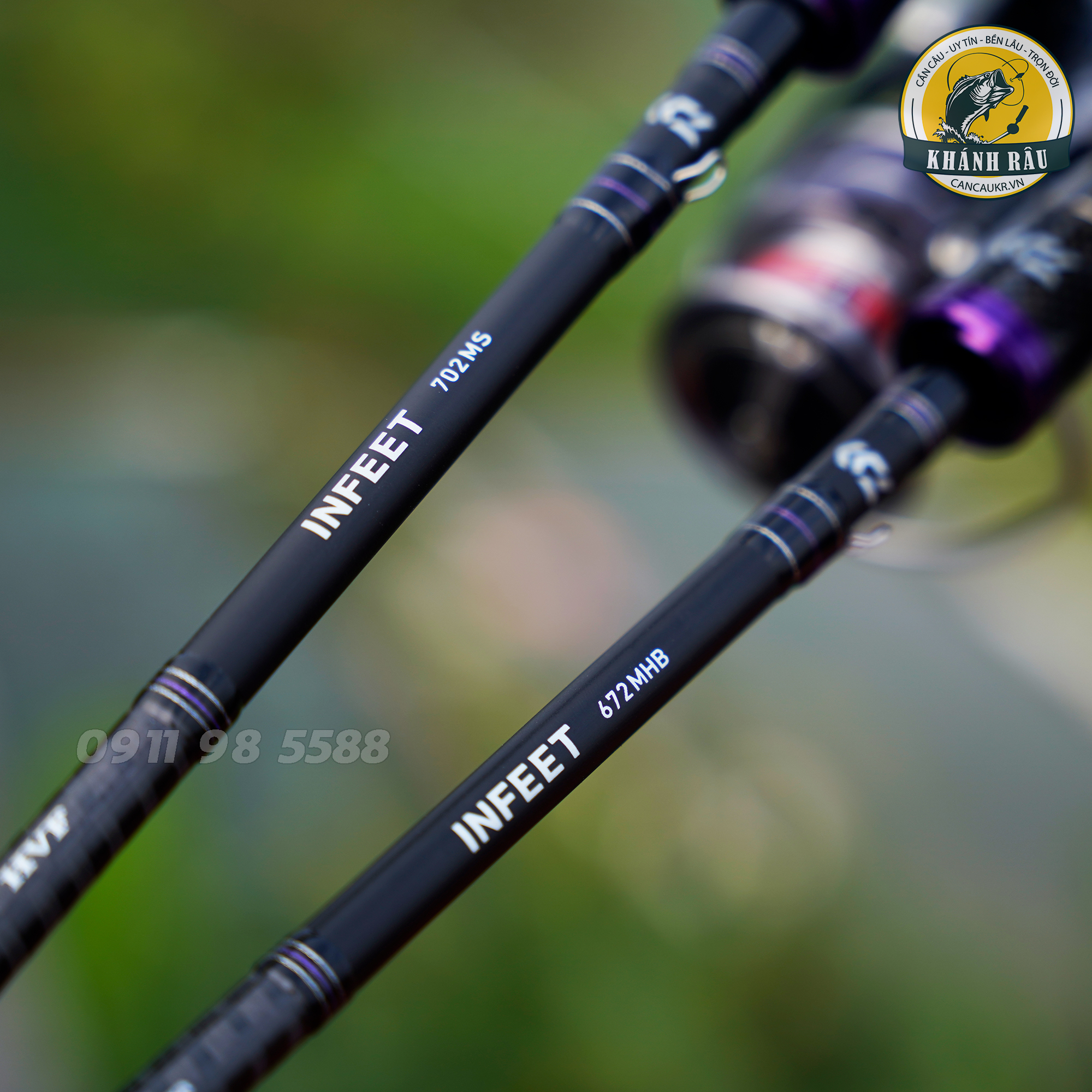 CẦN CÂU LURE MÁY ĐỨNG DAIWA INFEET 702MS