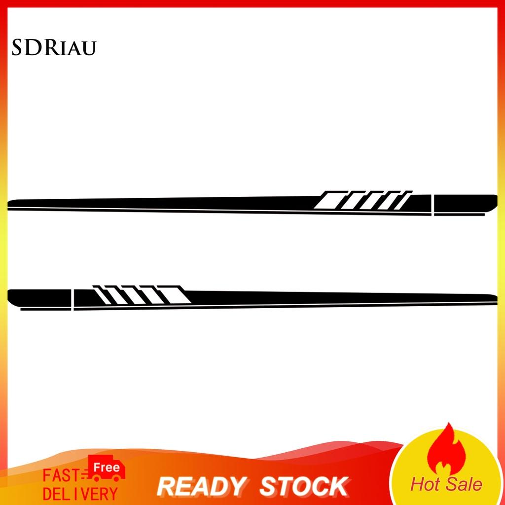 PEMG Exquisite Car Decal Racing Stripe Graphic Decal Colorfast Exterior Accessories