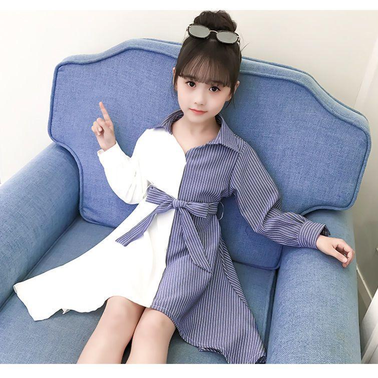 DONGSHOP Cô gái mùa xuân và mùa thu ngắn tay váy 2023 Hàn Quốc phiên bản sinh viên Trung Quốc thời trang công chúa váy thời trang