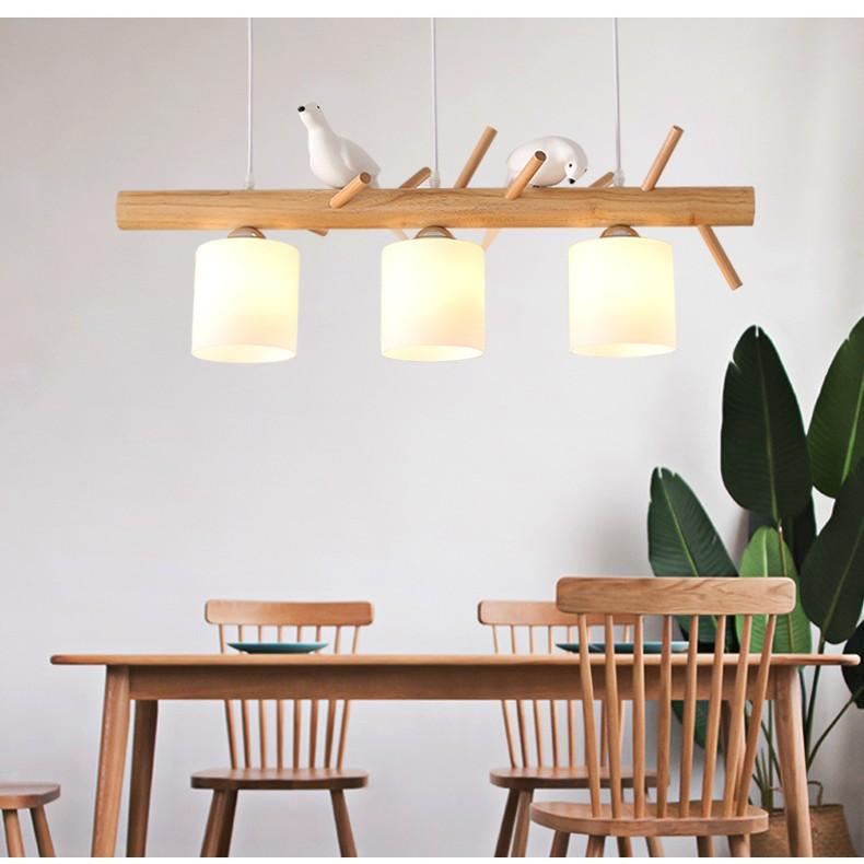 Đèn thả LUKAKO trang trí nội thất sang trọng, độc đáo với 3 chế độ ánh sáng - kèm bóng LED chuyên dụng