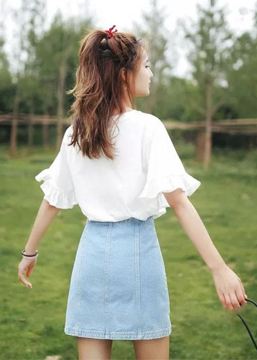 ÁO TAY KIỂU LOE VẢI MỊN SALE CỰC TỐT
