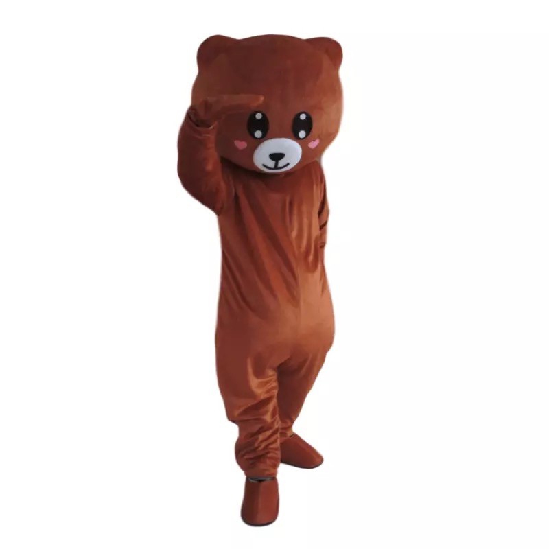 Mascot gấu lầy - Bộ trang phục hoá trang gấu Brown dễ thương &amp; hài hước – Xanh biển - Nhiều kích thước - Tạo sự thoải mái, tiện lợi khi mặc &amp; sử dụng