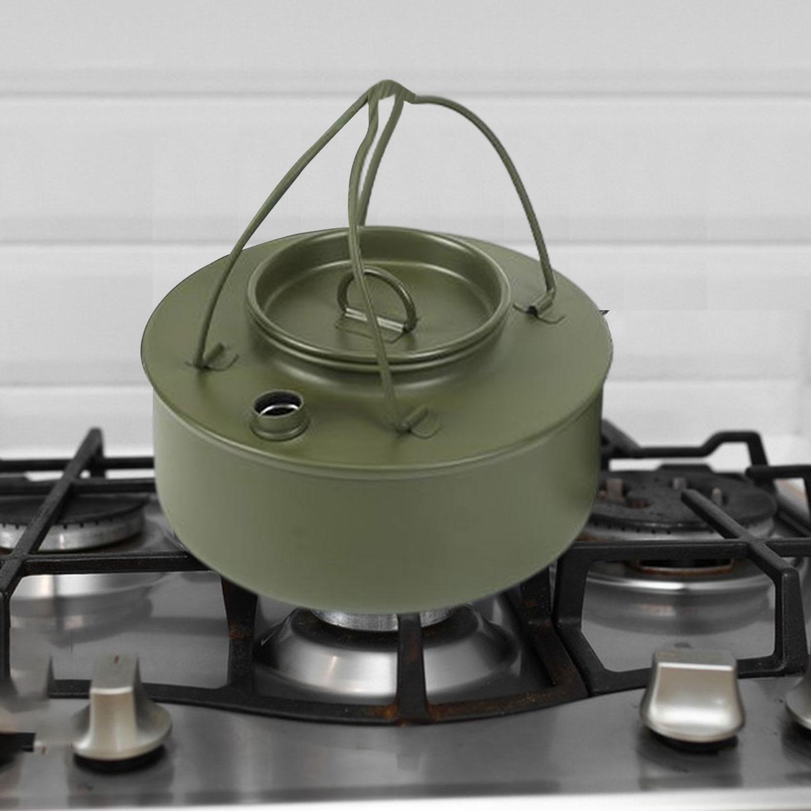 Camping Kettle Teapot Camping Cookware Outdoor Kettle for RV Outdoor Hiking